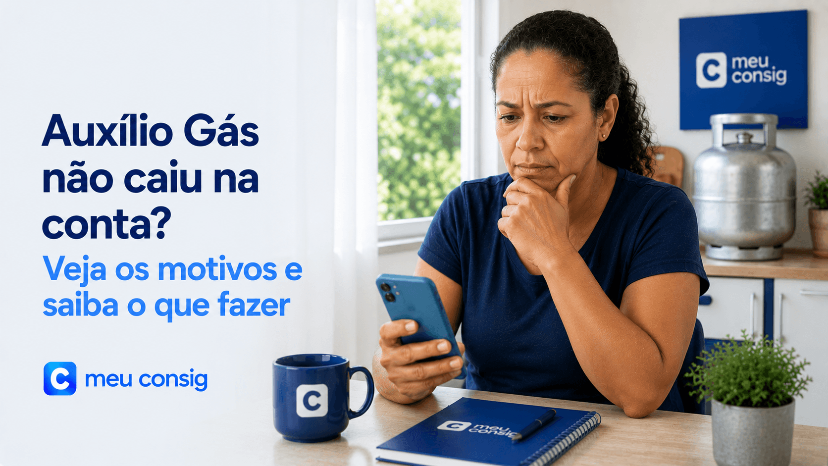 Ilustração sobre auxílio gás não caiu na conta? veja os motivos e saiba o que fazer