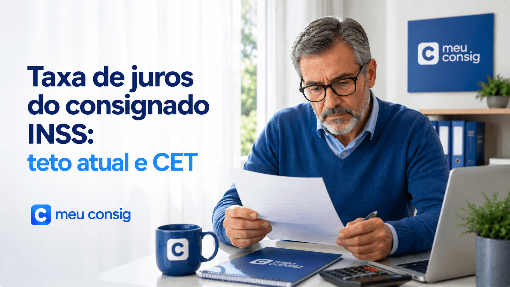 Comparação de taxa mensal e CET em propostas de consignado INSS