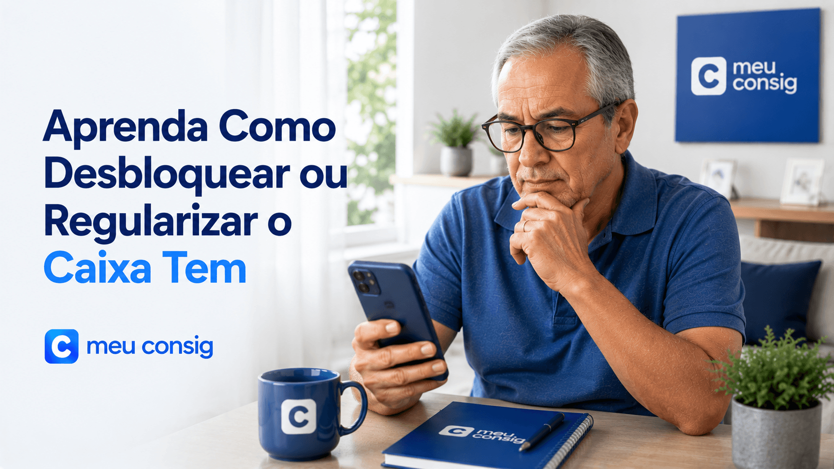 Ilustração sobre aprenda como desbloquear ou regularizar o caixa tem