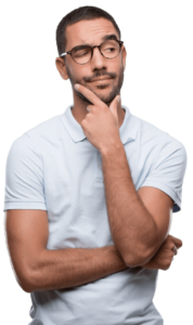 meu-consig-fgts-inss-homem-oculos-mao-queixo-olhar-duvida