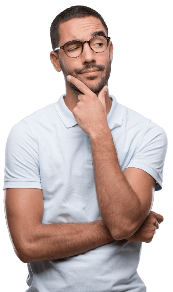 meu-consig-fgts-inss-homem-oculos-mao-queixo-olhar-duvida