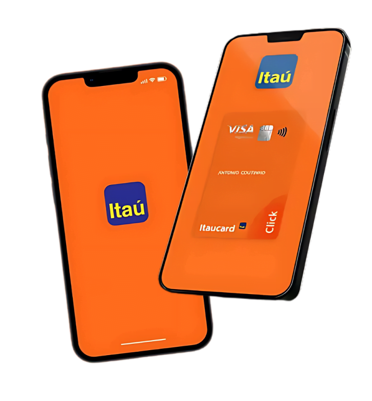 mockup aplicativo iphone banco financeiro banco icred meu consig