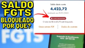Saldo Bloqueado do FGTS